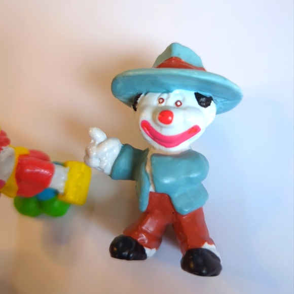 Vintage 1981 Mego Clown Around Figurines Lot Of 4 Construction Worker Director - Picture 4 of 7